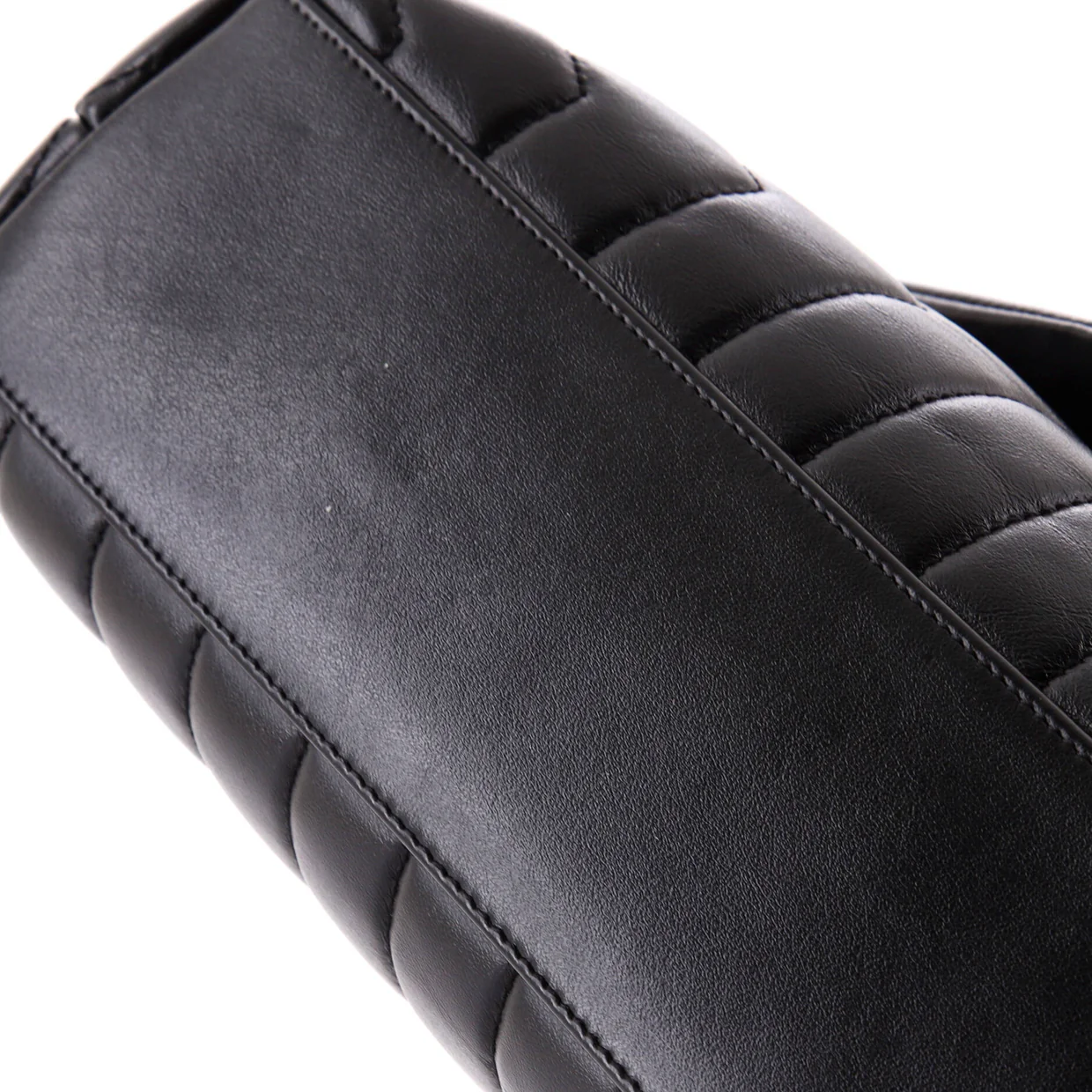 Loulou Shoulder Bag Matelasse Chevron Leather Small - Deep Luxury