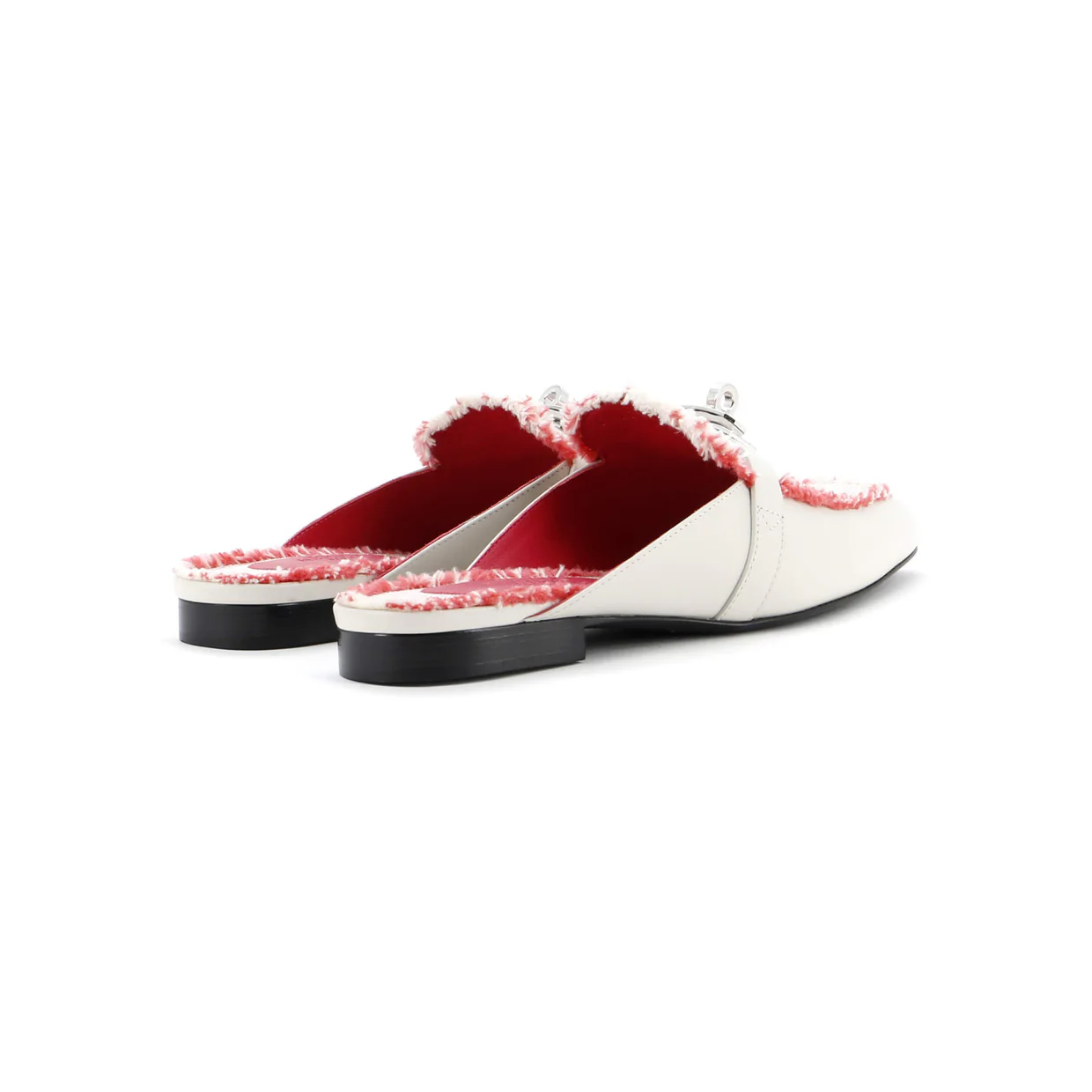 Women's Fringe Oz Mules Leather - Deep Luxury