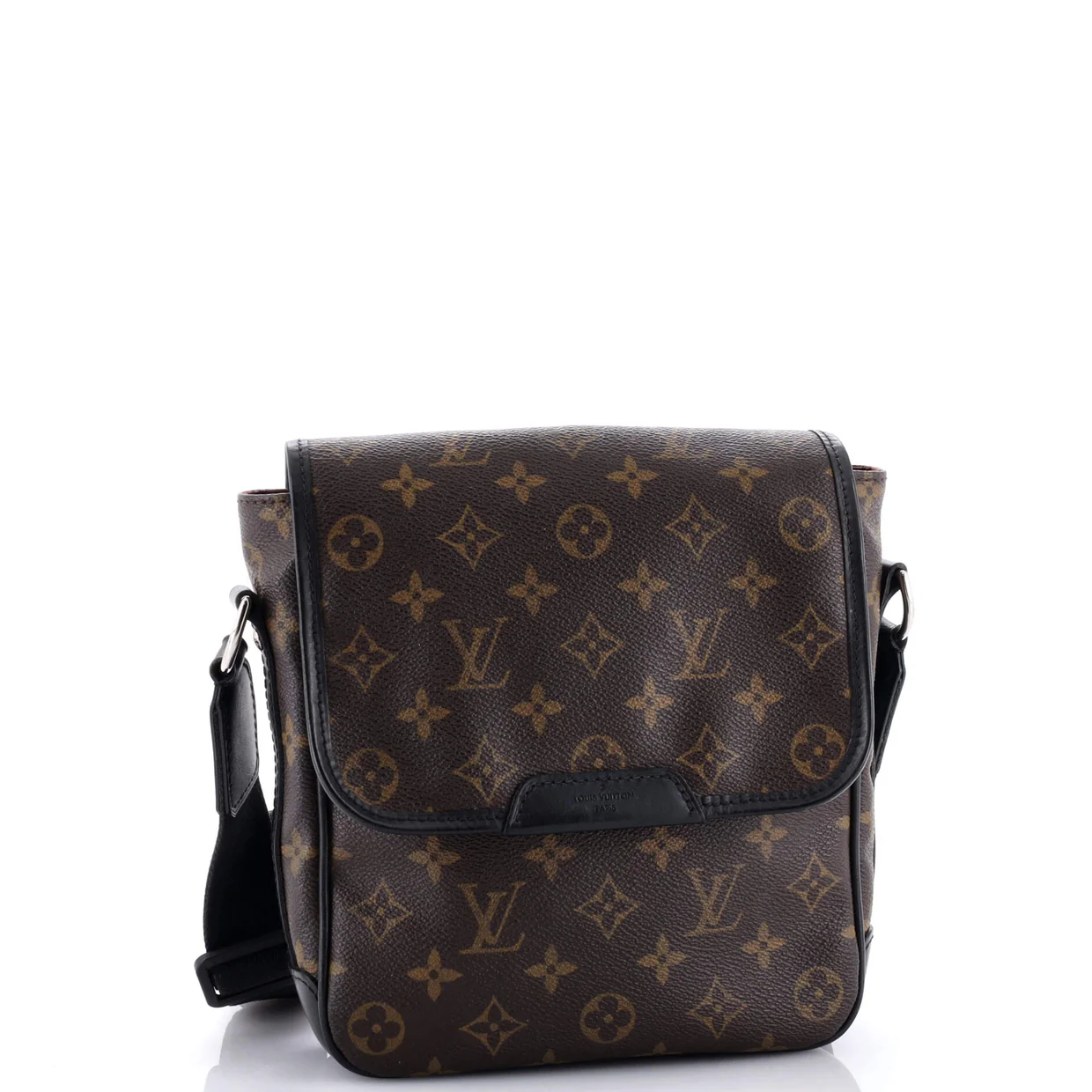 Bass Messenger Bag Macassar Monogram Canvas PM - Deep Luxury