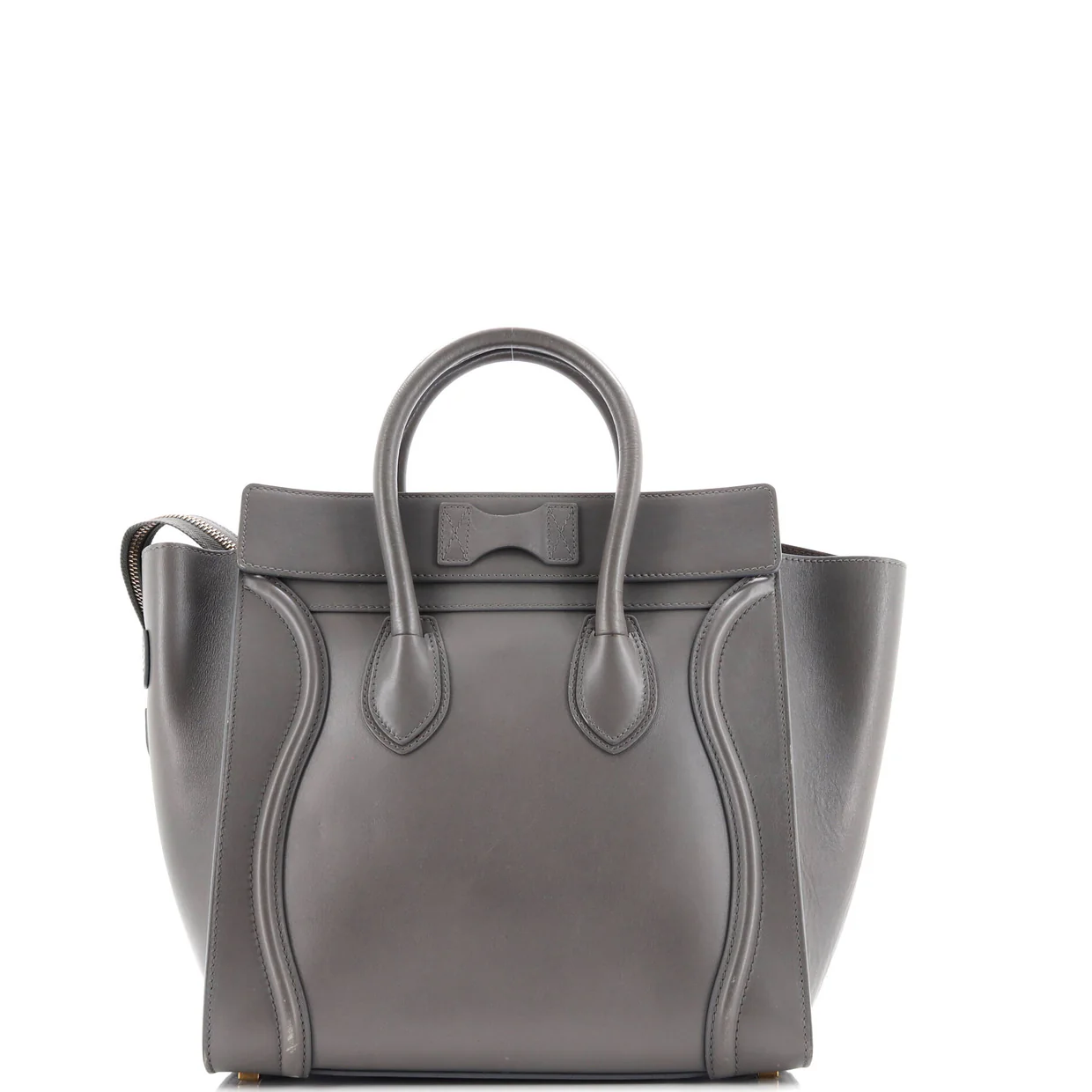 Luggage Bag Smooth Leather Mini - Deep Luxury