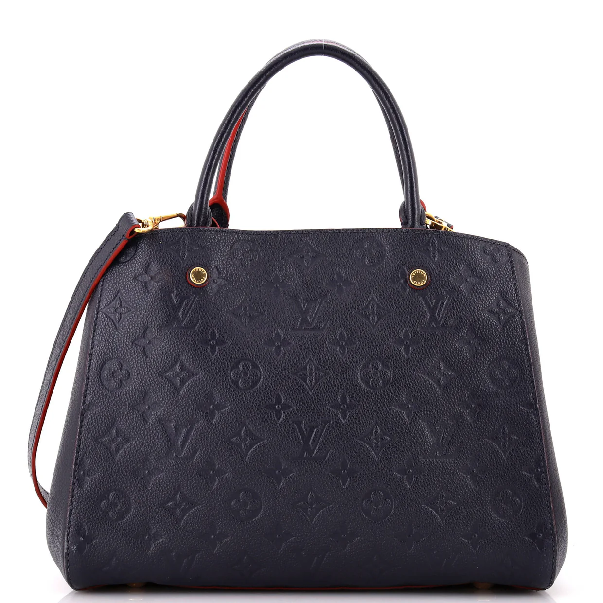 Montaigne Handbag Monogram Empreinte Leather MM - Deep Luxury