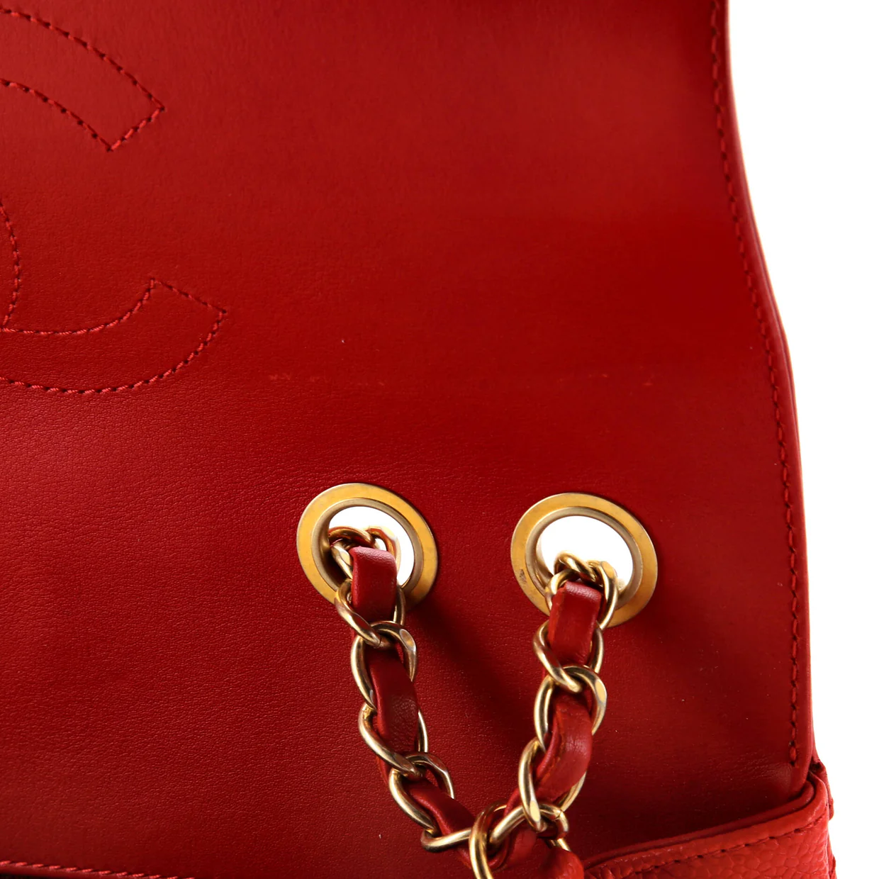 Filigree Flap Bag Quilted Caviar Medium - Deep Luxury