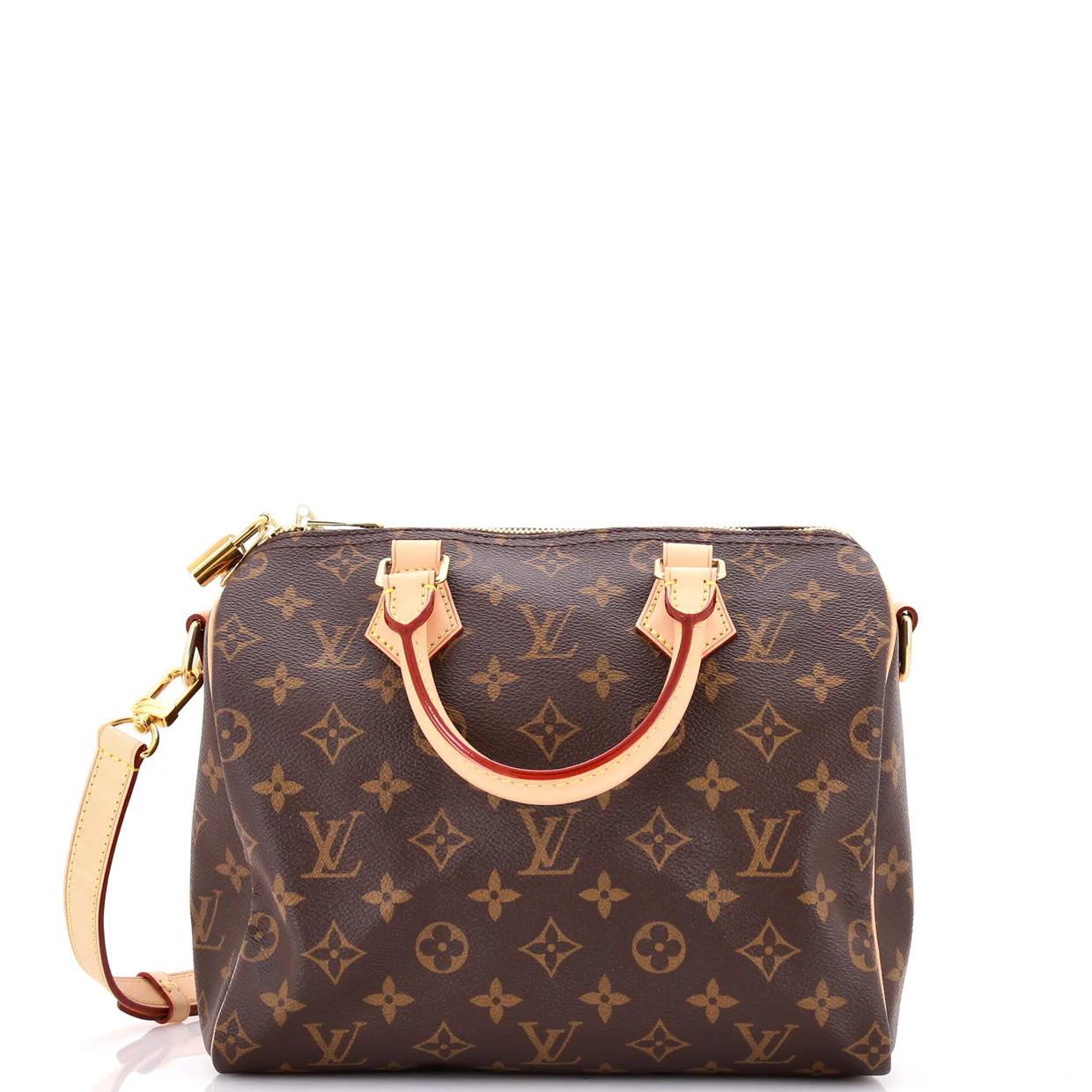 Speedy Bandouliere Bag Monogram Canvas 25 - Deep Luxury
