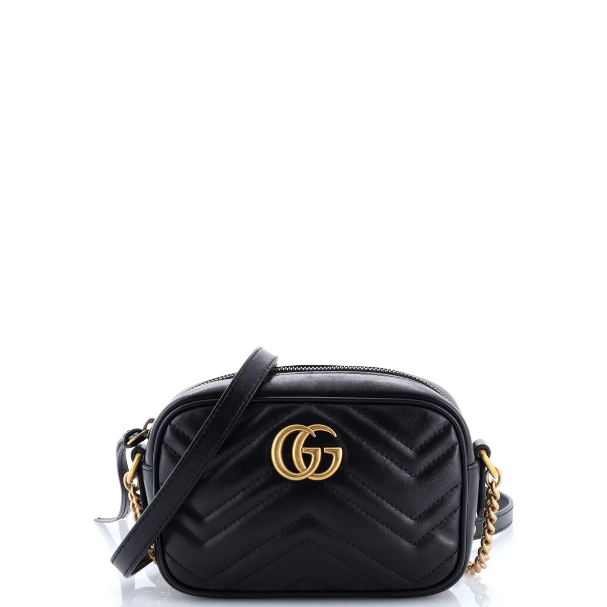 GG Marmont Shoulder Bag Matelasse Leather Mini - Deep Luxury