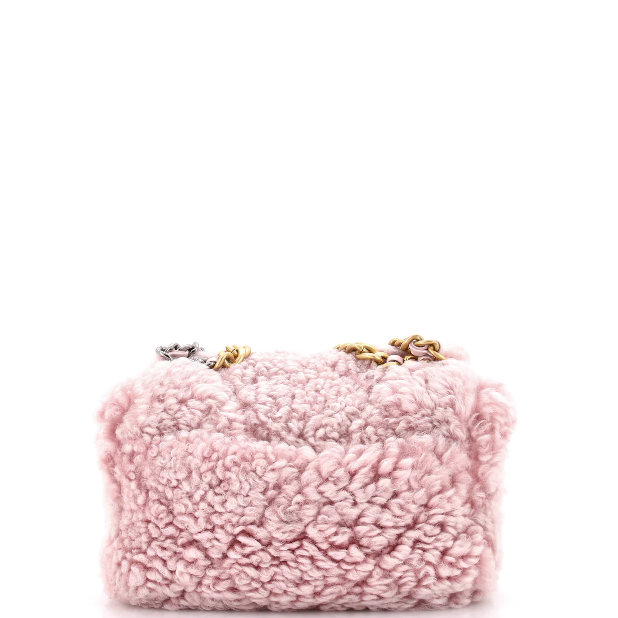 19 Flap Bag Shearling Medium - Deep Luxury