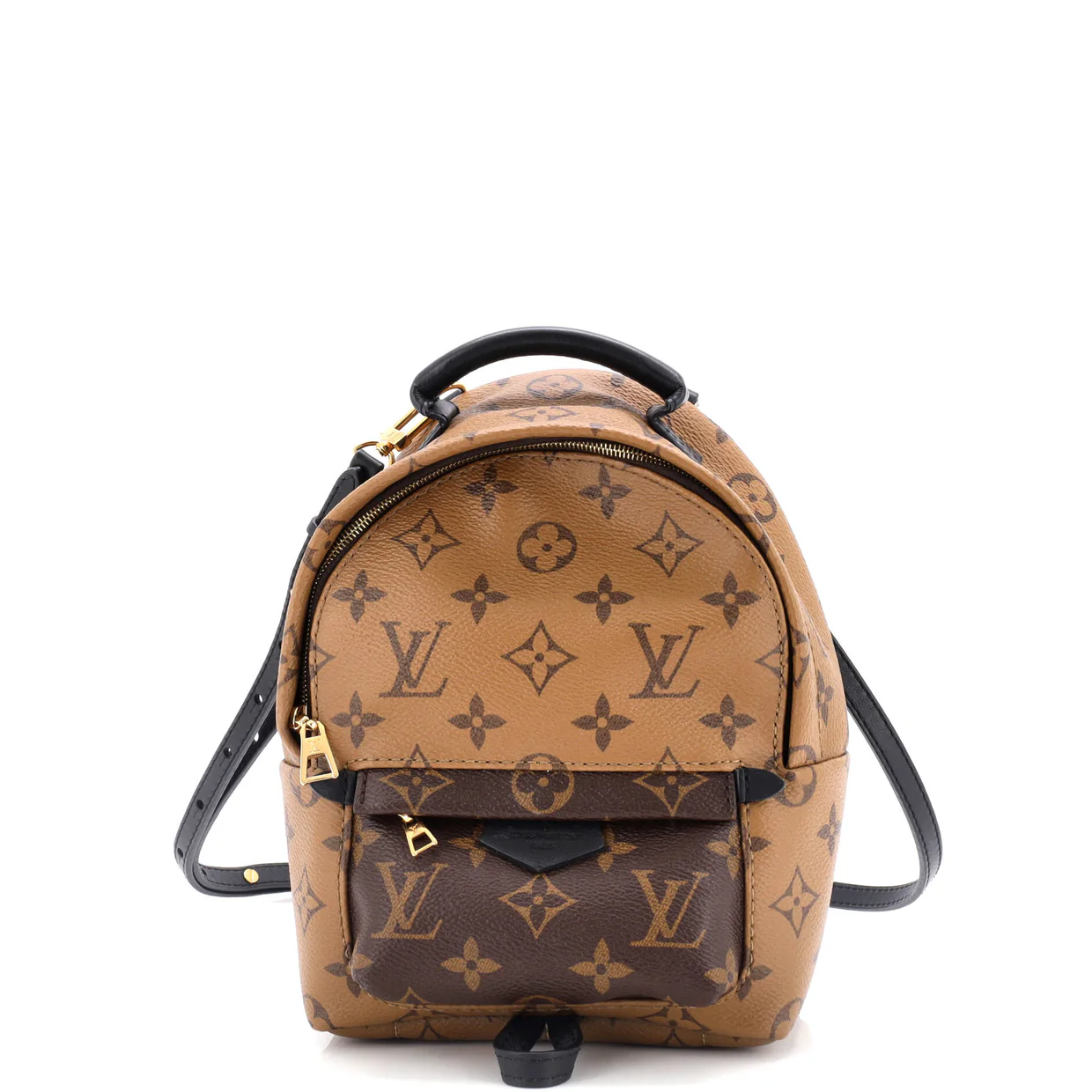Palm Springs Backpack Reverse Monogram Canvas Mini - Deep Luxury