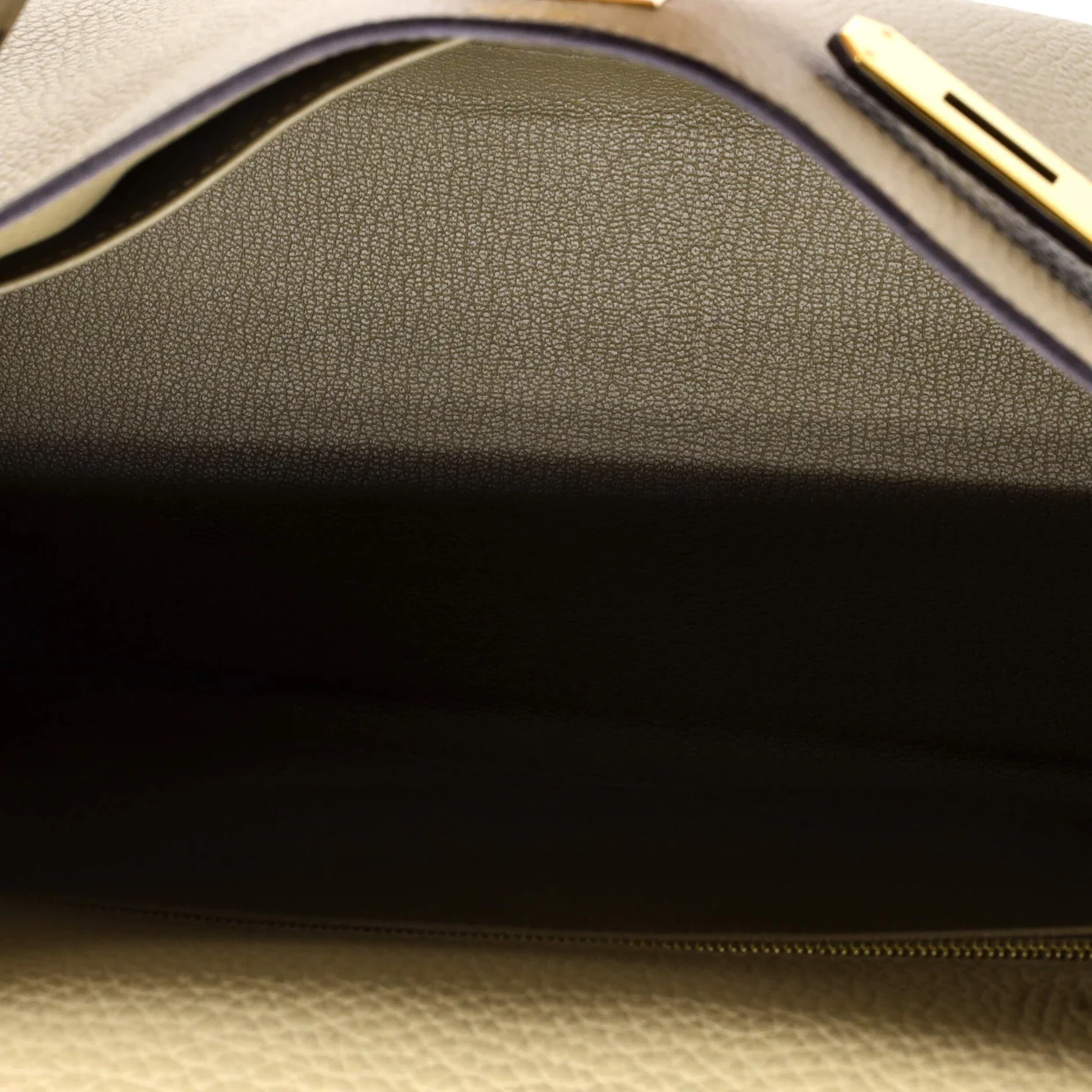 Kelly Handbag Light Clemence with Gold Hardware 28 - Deep Luxury