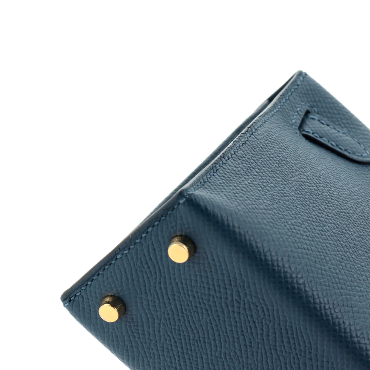 Kelly Mini II Bag Deep Blue Epsom with Gold Hardware 20 - Deep Luxury