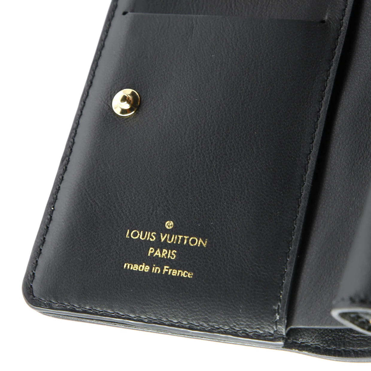 Lou Wallet Monogram Embossed Lambskin - Deep Luxury