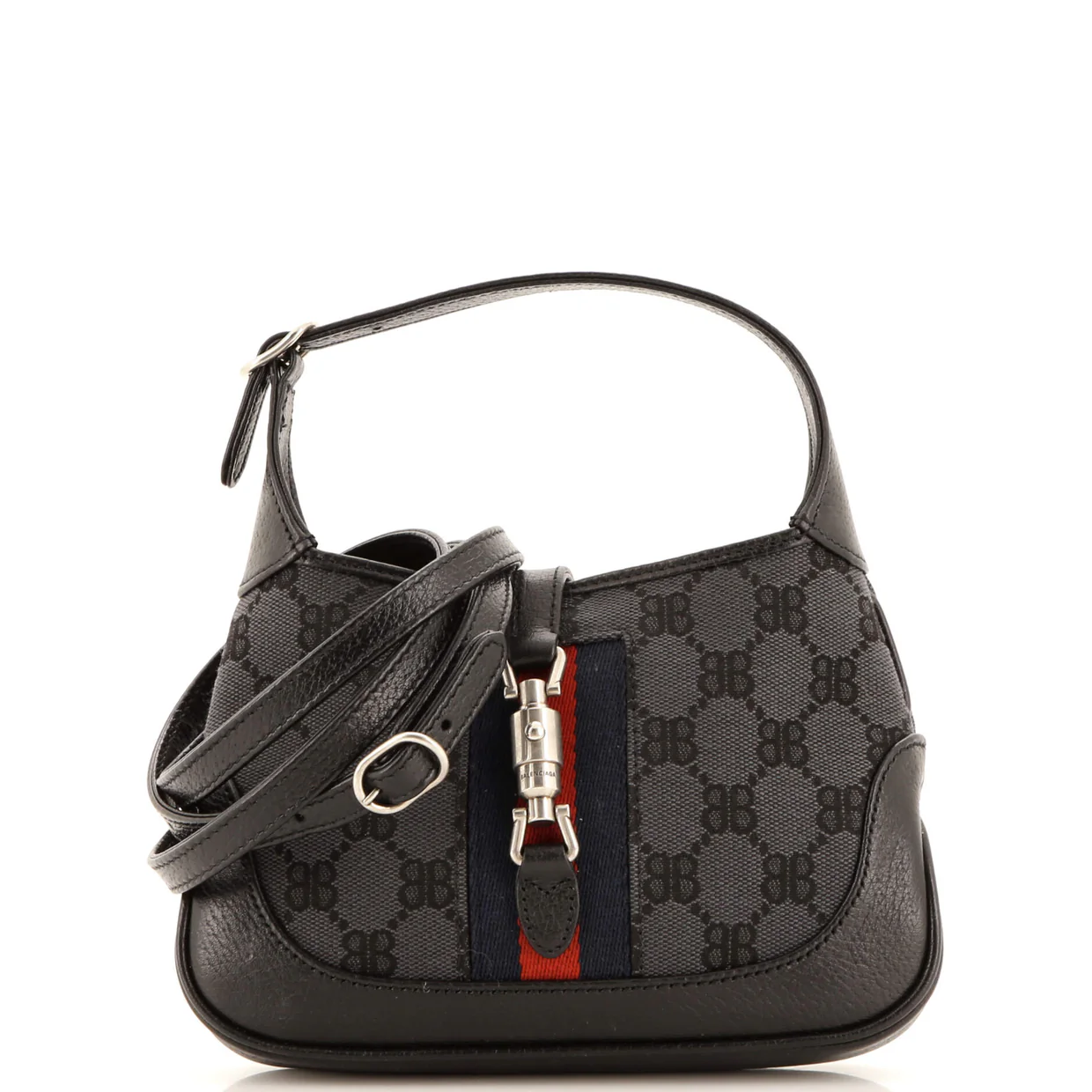 x Gucci The Hacker Project Jackie 1961 Hobo BB Coated Canvas Mini - Deep Luxury