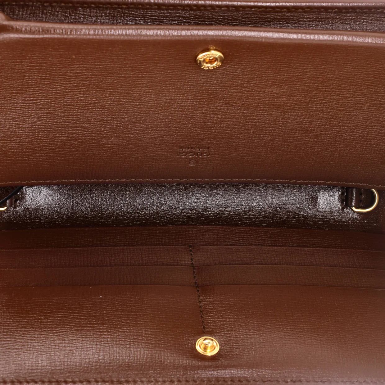 Horsebit 1955 Chain Wallet GG Coated Canvas - Deep Luxury