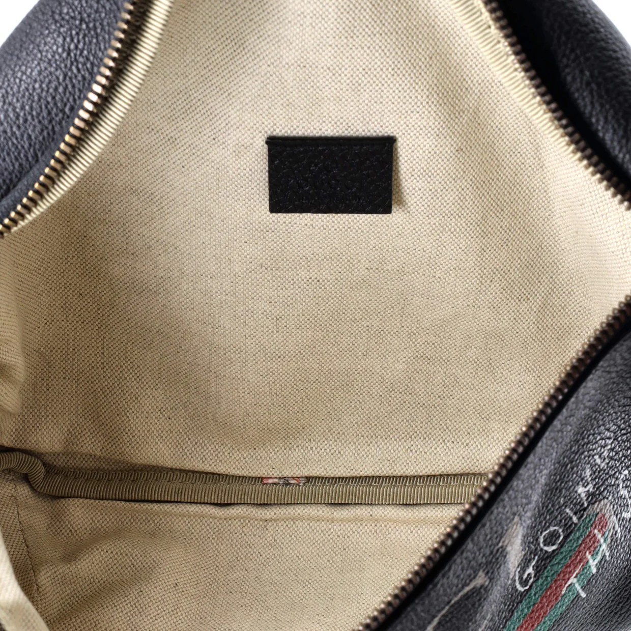 Logo Belt Bag Printed Leather Medium - Deep Luxury