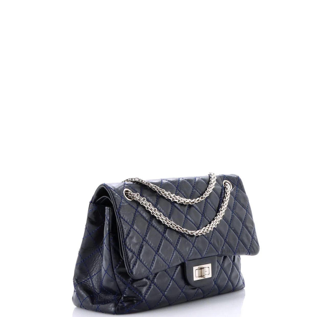 Reissue 2.55 Flap Bag Quilted Aged Calfskin 227 - Deep Luxury