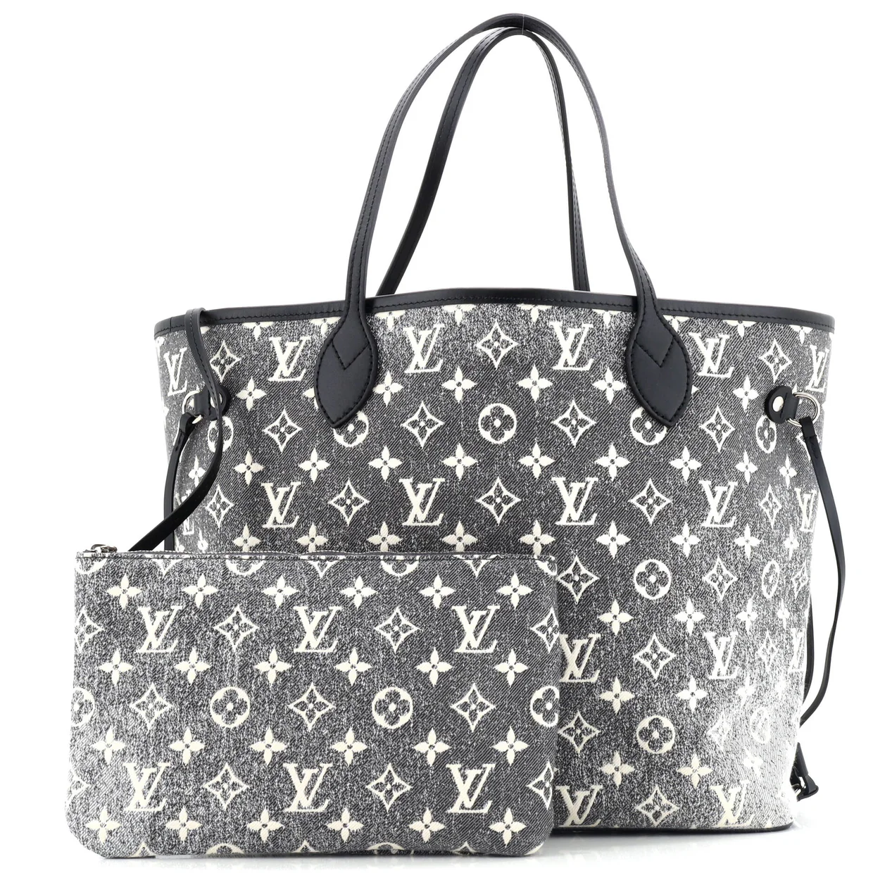 Neverfull NM Tote Monogram Jacquard Denim MM - Deep Luxury