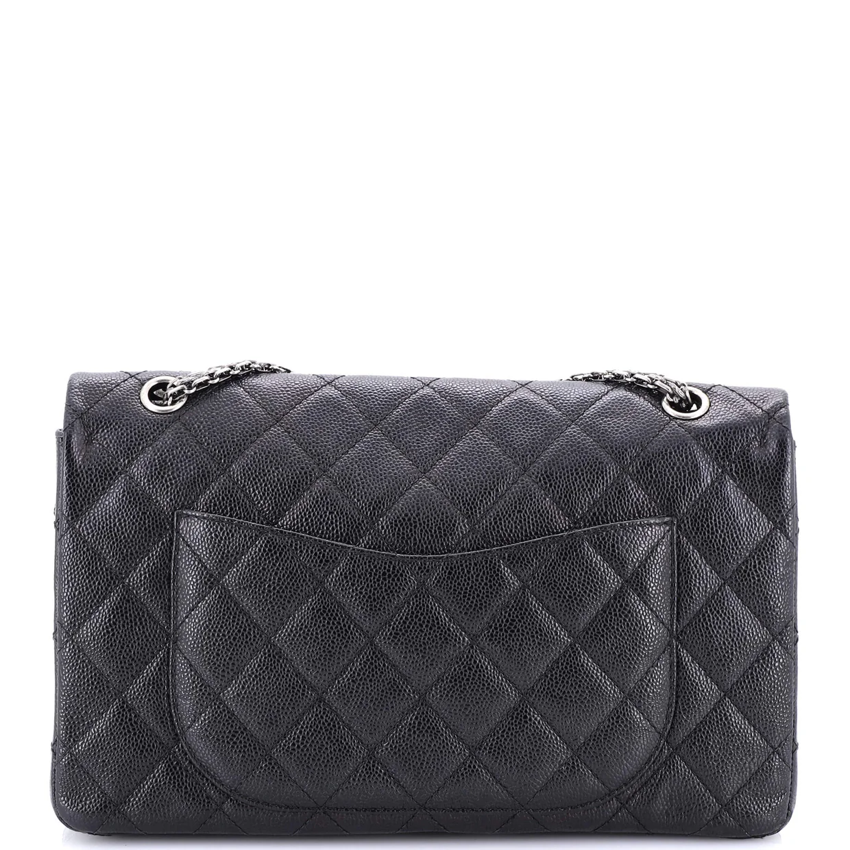 Reissue 2.55 Flap Bag Quilted Caviar 227 - Deep Luxury