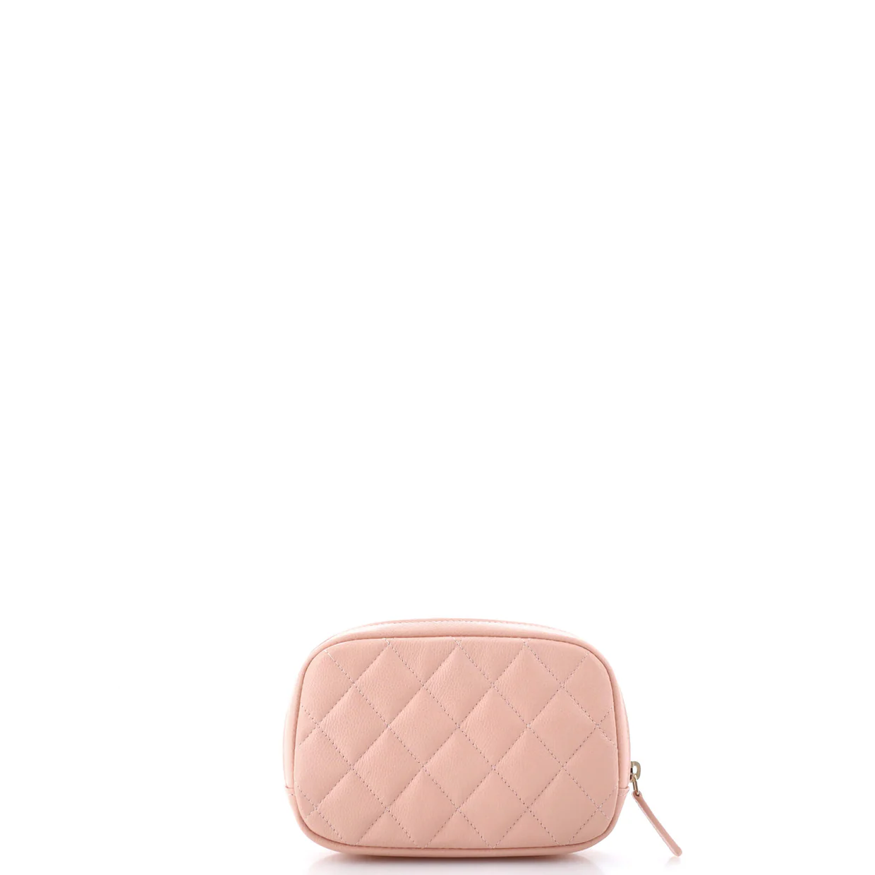 Curvy Cosmetic Pouch Quilted Caviar Small - Deep Luxury