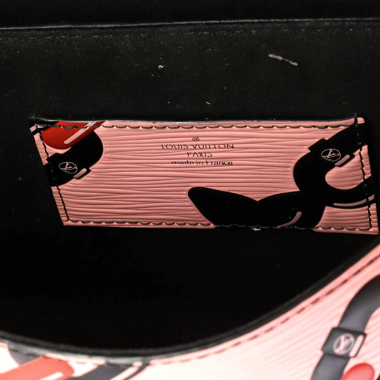 Twist Handbag Limited Edition Print Epi Leather MM - Deep Luxury