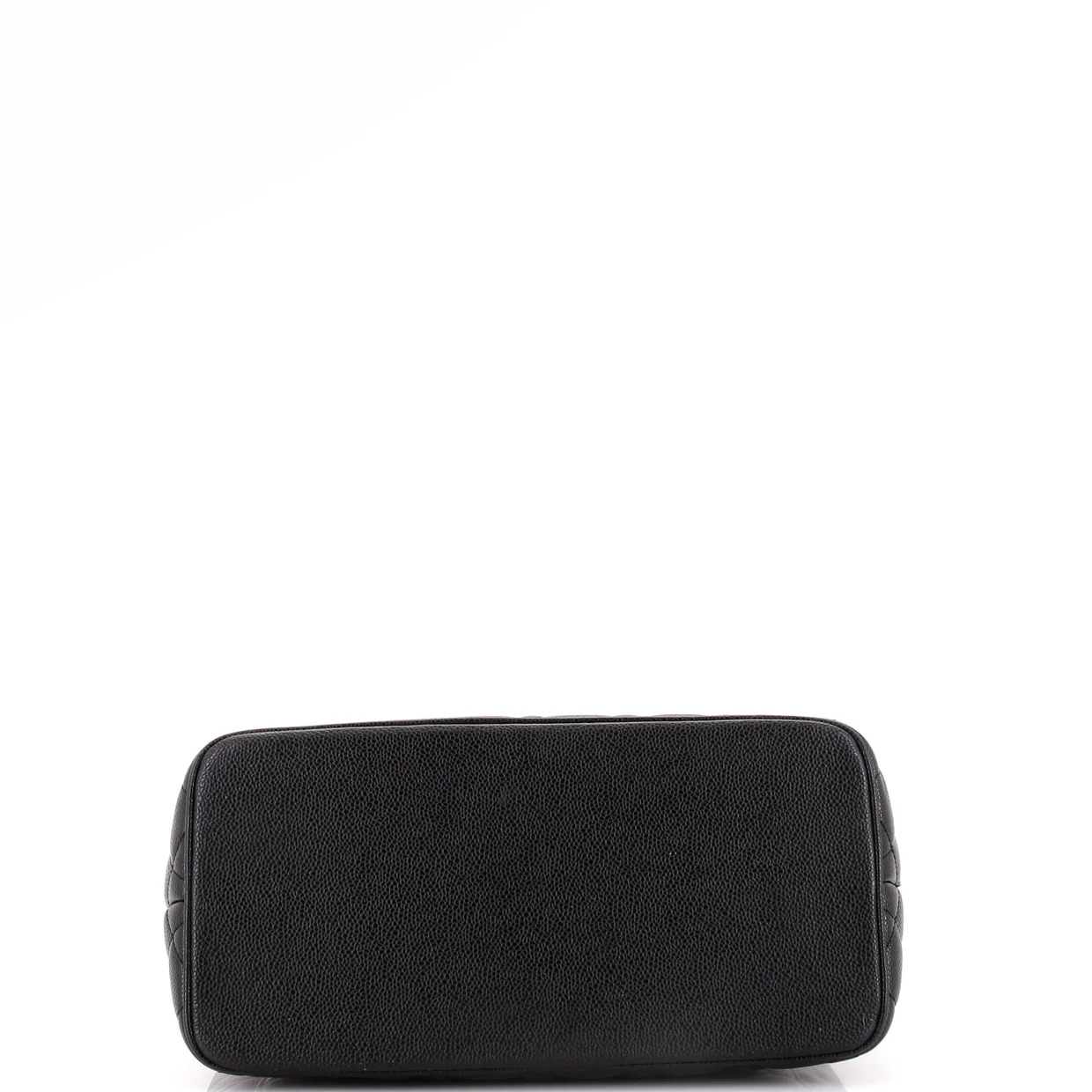 Medallion Tote Quilted Caviar - Deep Luxury