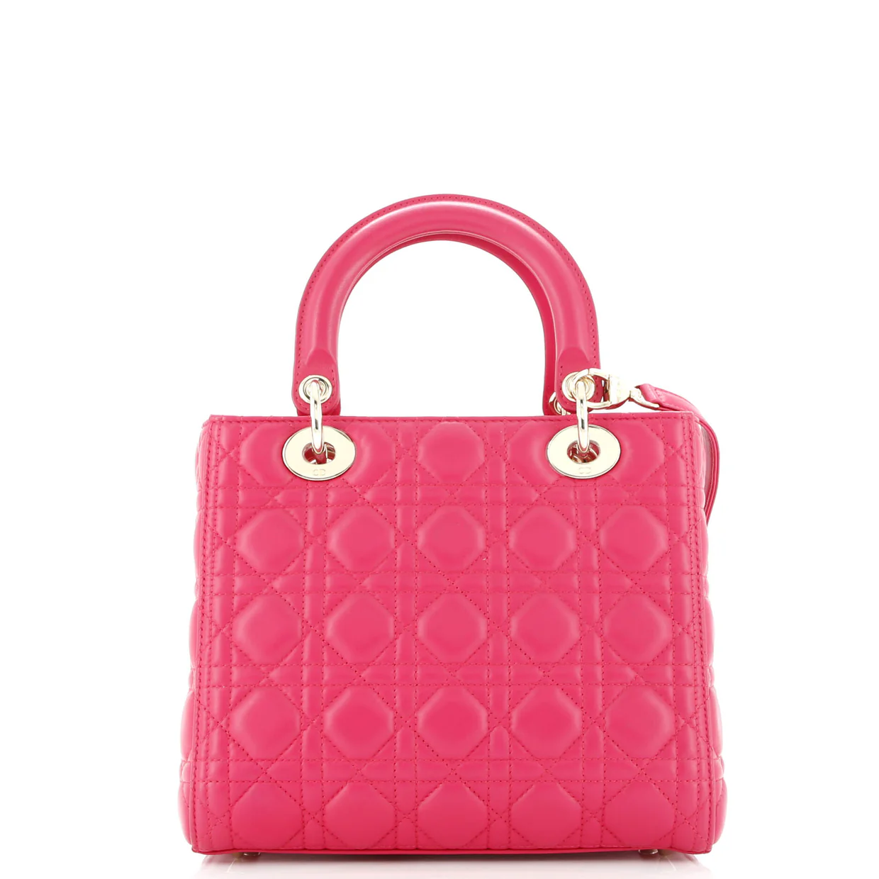 Lady Dior Bag Cannage Quilt Lambskin Medium - Deep Luxury