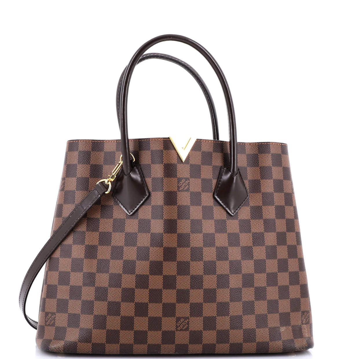 Kensington Handbag Damier - Deep Luxury