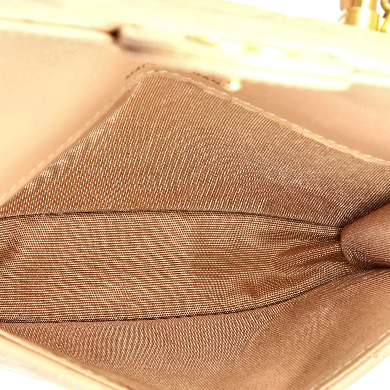 Top Handle Flap Coin Purse with Chain Quilted Lambskin - Deep Luxury