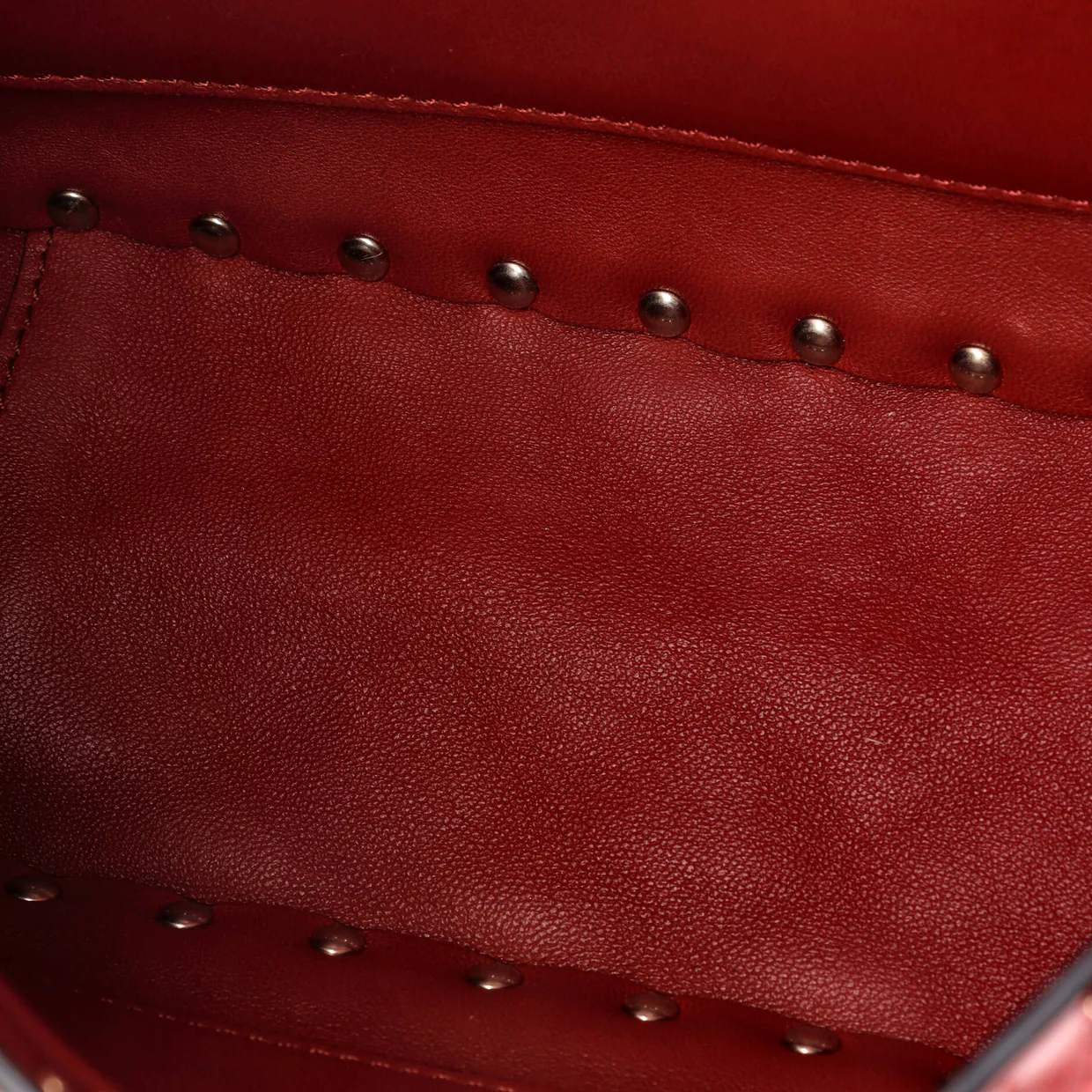 Rockstud Spike Flap Bag Quilted Patent Medium - Deep Luxury