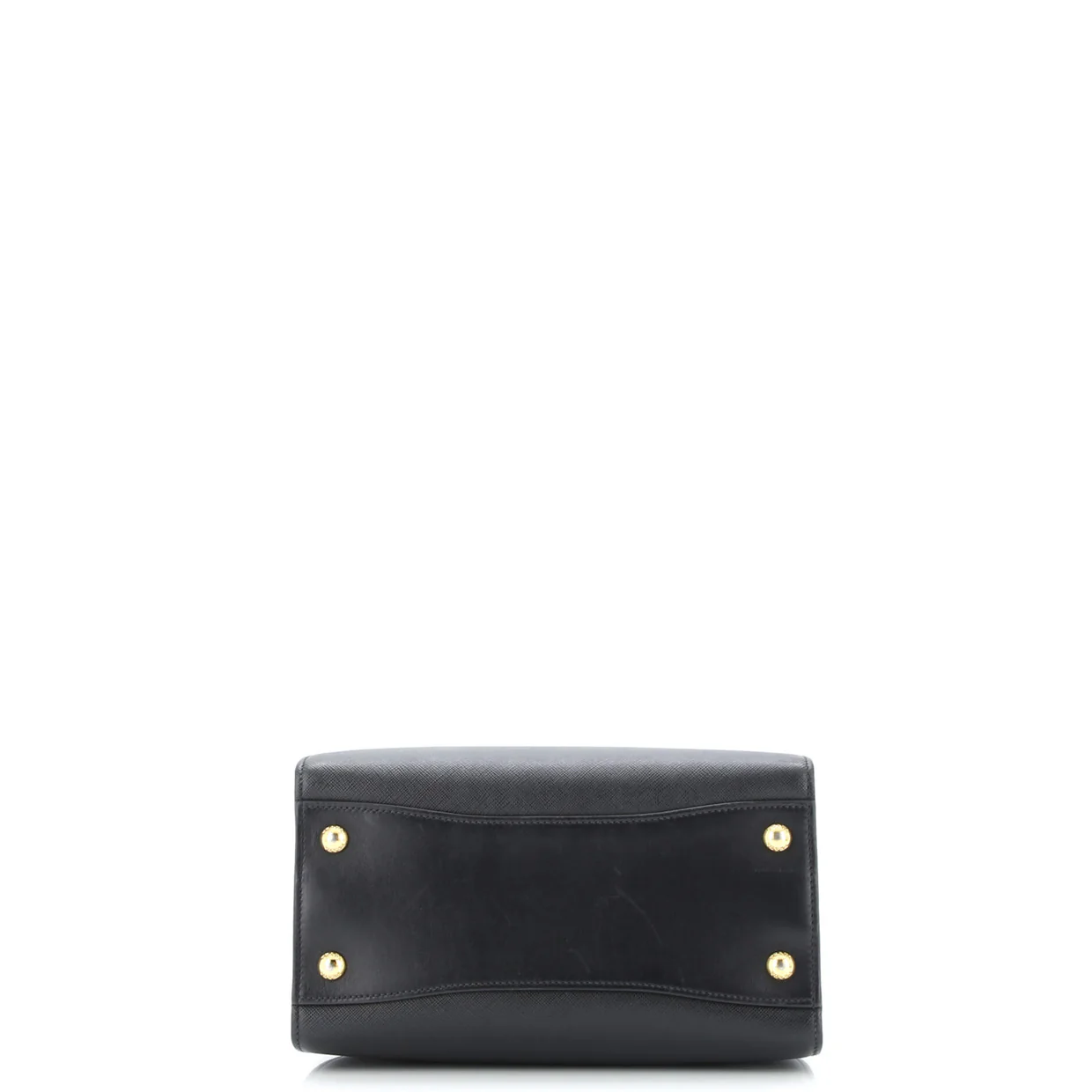 Bibliotheque Tote Saffiano with City Calf Small - Deep Luxury