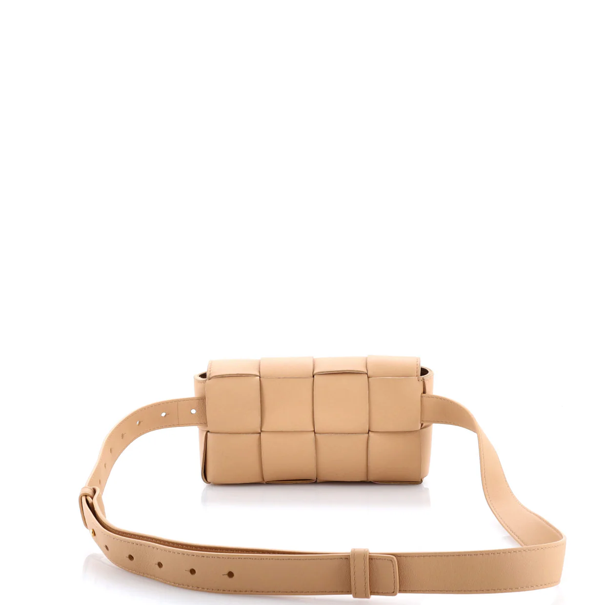 Cassette Belt Bag Maxi Intrecciato Leather - Deep Luxury