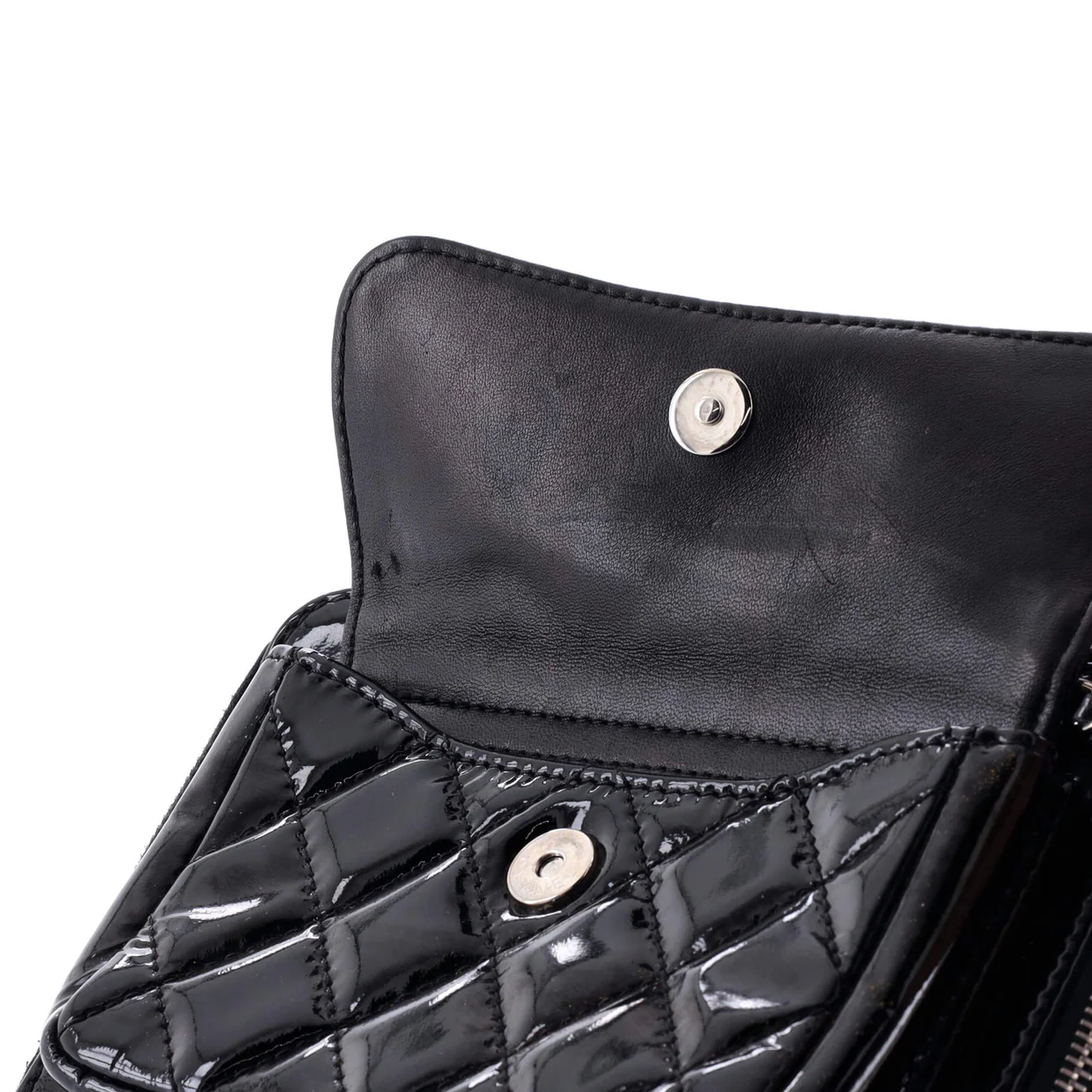 Pocket Box Camera Case Quilted Patent Mini - Deep Luxury