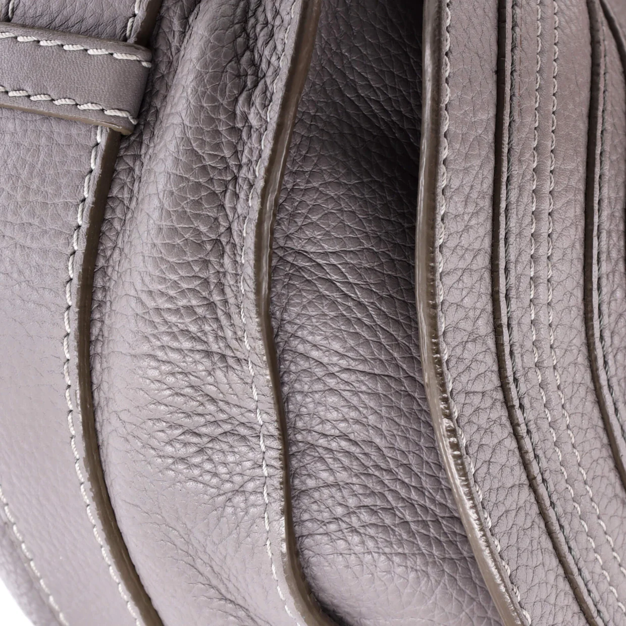 Marcie Saddle Bag Leather Medium - Deep Luxury