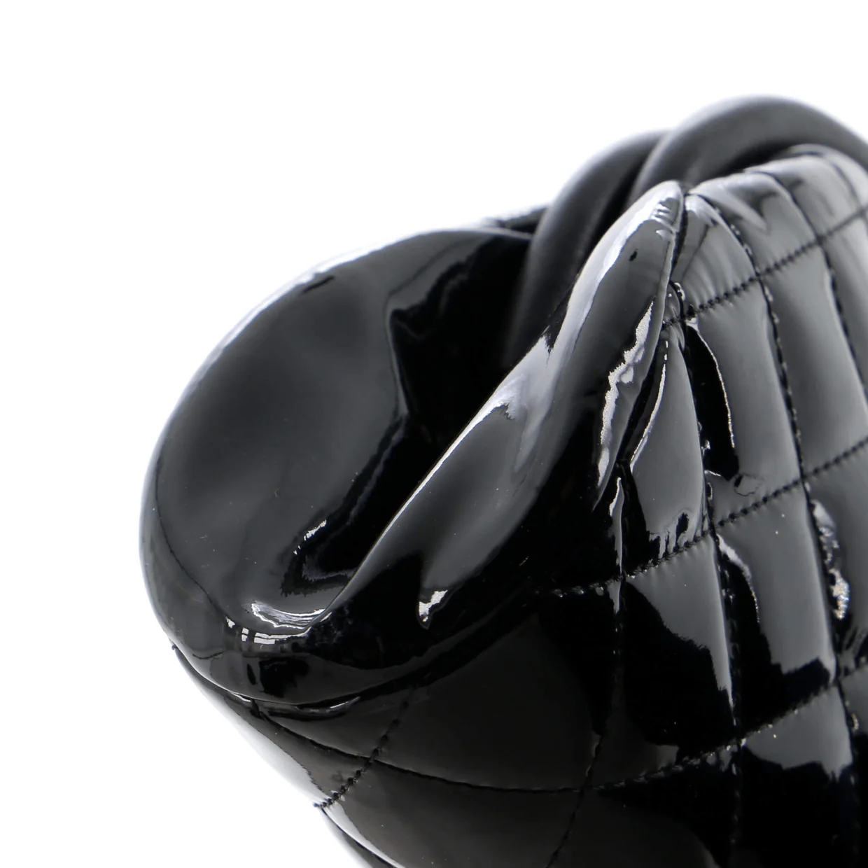 Timeless Clutch Quilted Patent - Deep Luxury