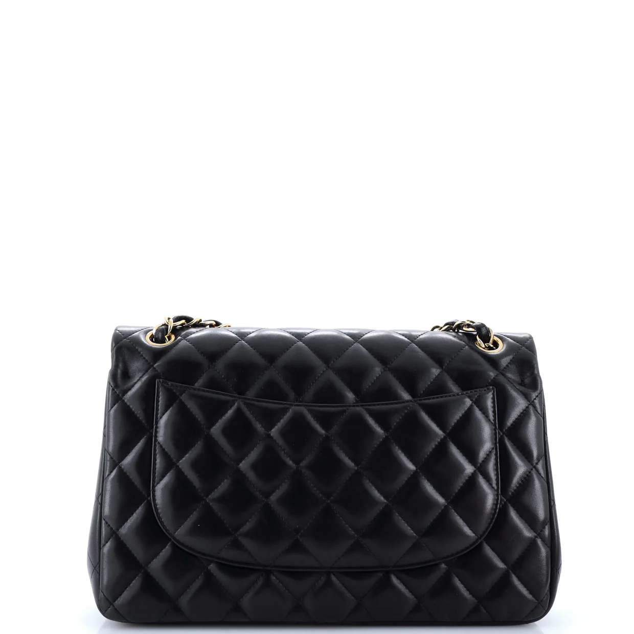 Classic Double Flap Bag Quilted Lambskin Jumbo - Deep Luxury