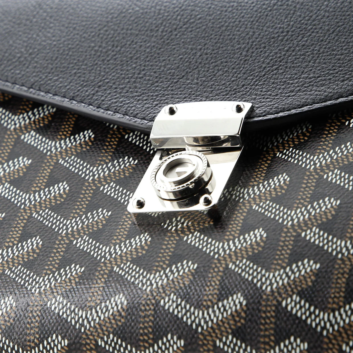Chypre Wallet on Strap Coated Canvas with Leather - Deep Luxury