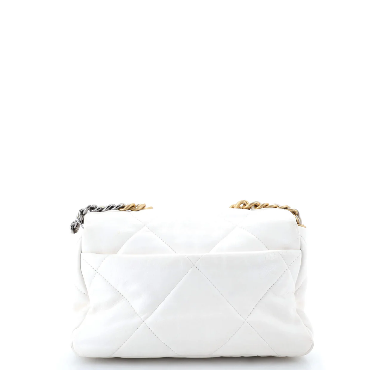 19 Flap Bag Quilted Leather Medium - Deep Luxury