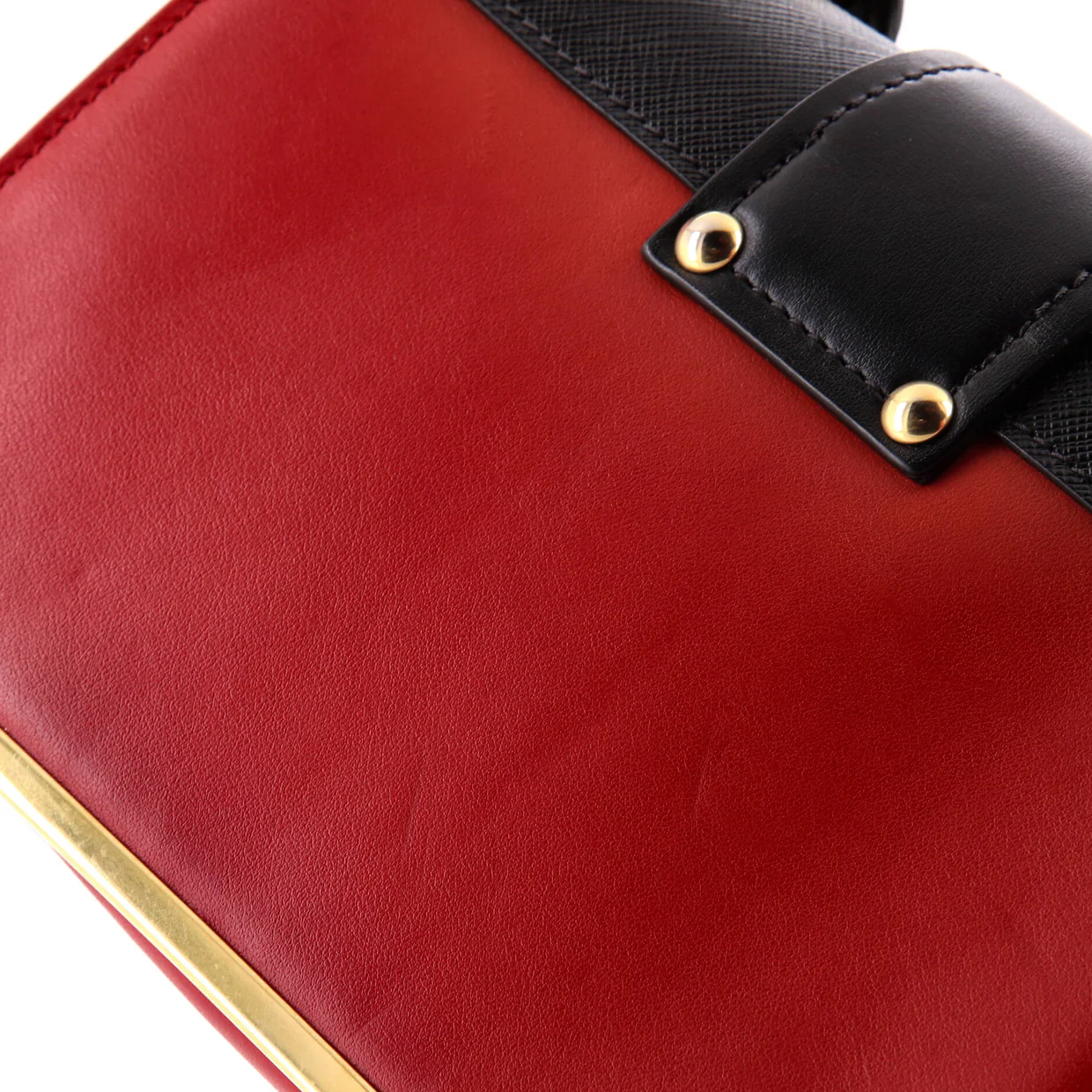 Cahier Crossbody Bag Embellished Leather Small - Deep Luxury
