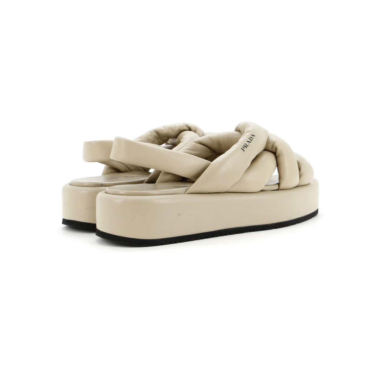 Women's Padded Slingback Sandals Leather - Deep Luxury