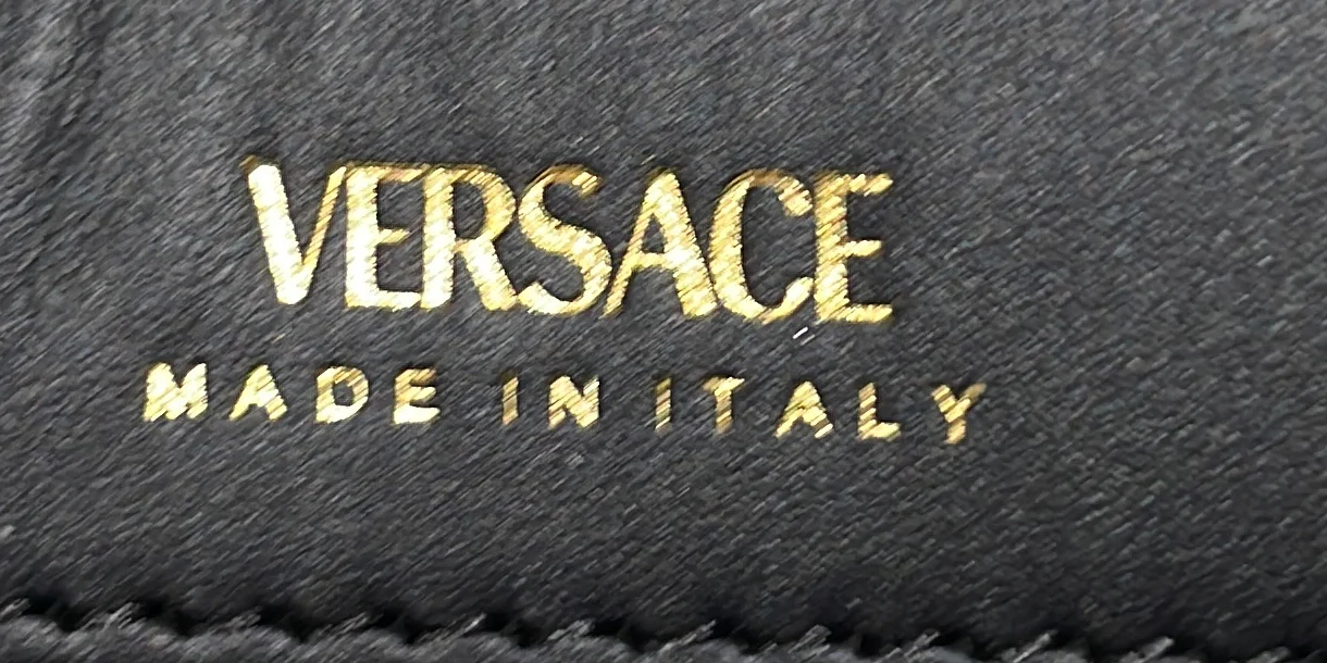 La Medusa Tote Studded Canvas Large - Deep Luxury