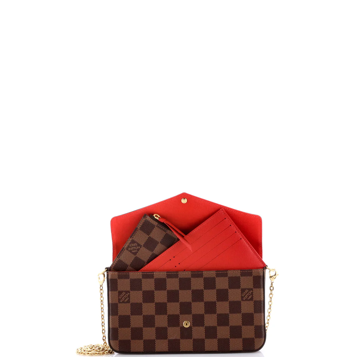 Felicie Pochette Damier - Deep Luxury