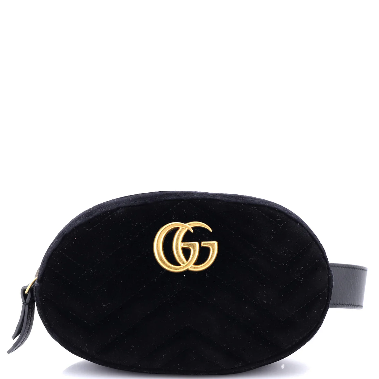 GG Marmont Belt Bag Matelasse Velvet - Deep Luxury