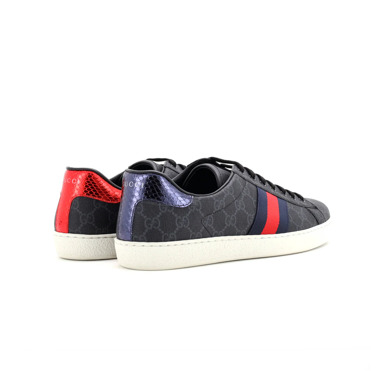 Ace Sneakers GG Coated Canvas - Deep Luxury