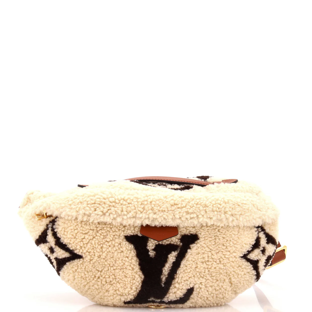 Bum Bag Monogram Giant Teddy Fleece - Deep Luxury