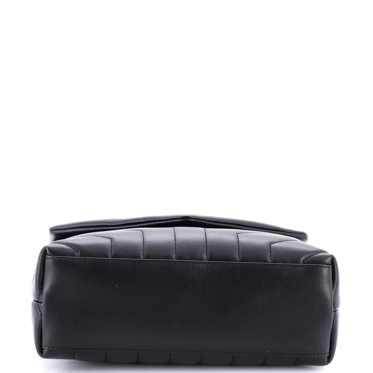 Loulou Shoulder Bag Matelasse Chevron Leather Small - Deep Luxury