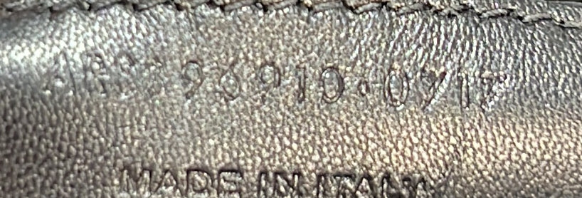 Classic Monogram Envelope Satchel Matelasse Chevron Leather Large - Deep Luxury