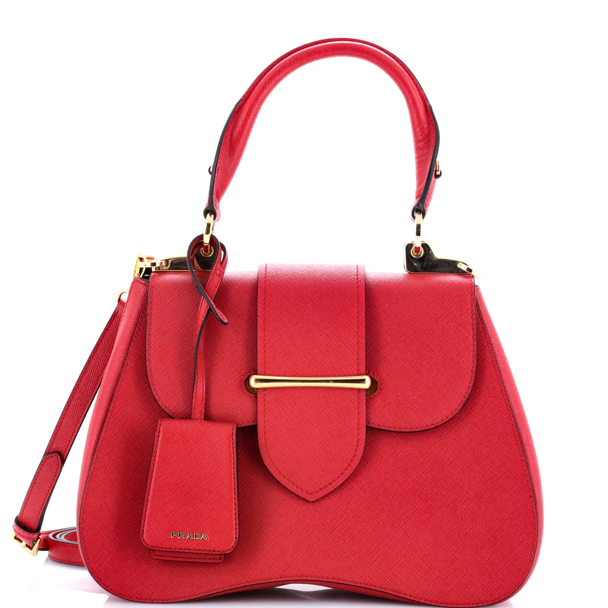 Sidonie Top Handle Bag Saffiano Leather Large - Deep Luxury