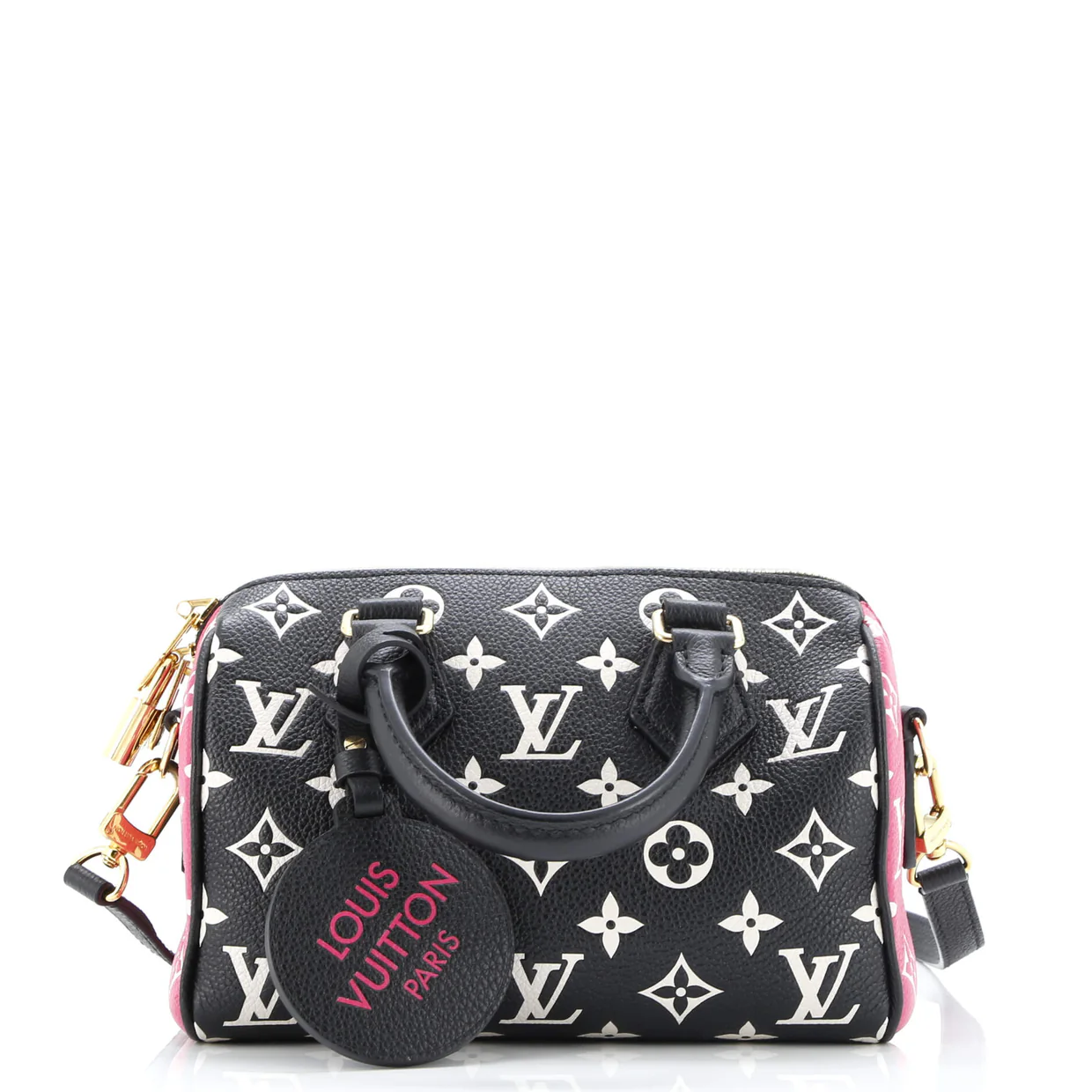 Speedy Bandouliere Bag Spring in the City Monogram Empreinte Leather 20 - Deep Luxury