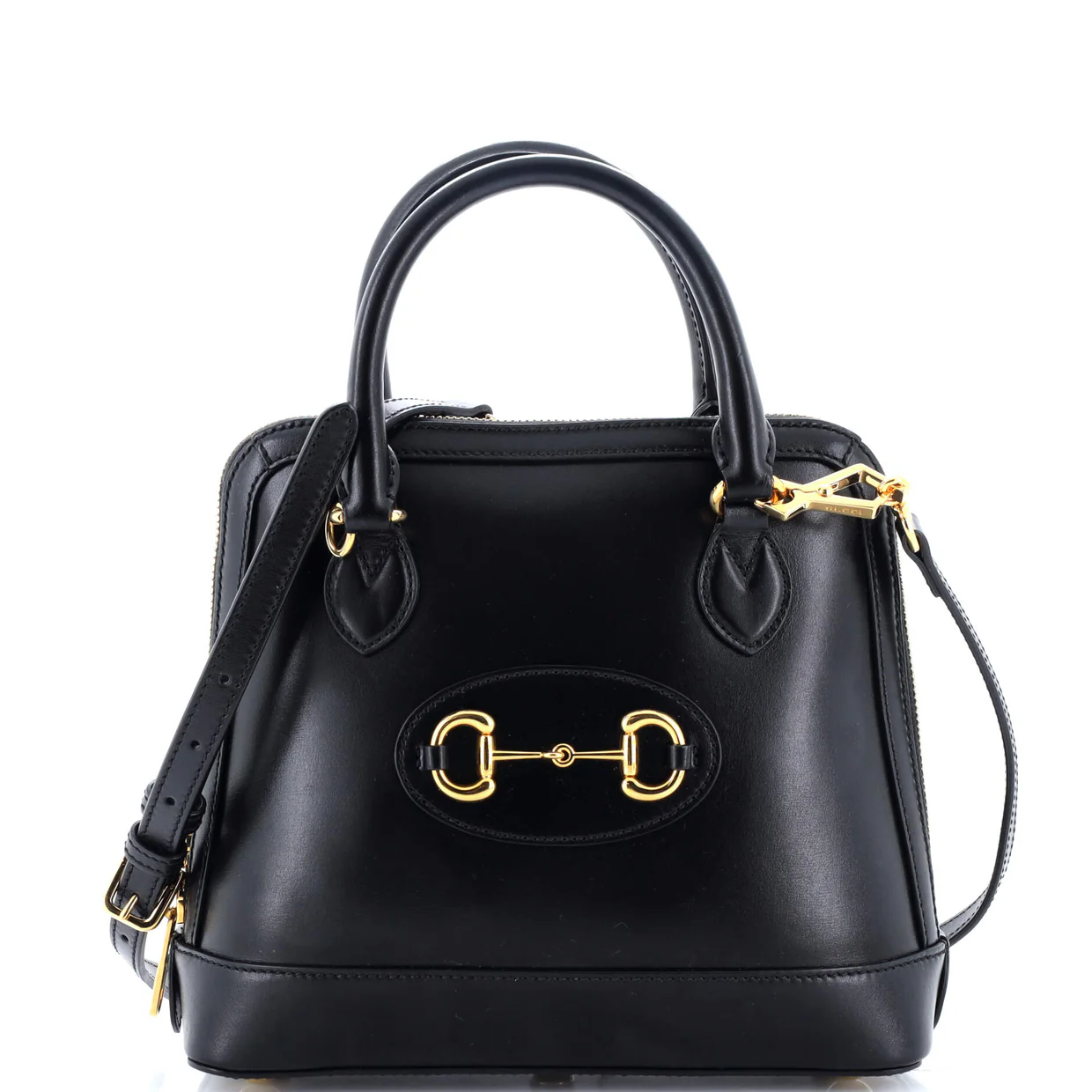 Horsebit 1955 Top Handle Bag Leather Small - Deep Luxury