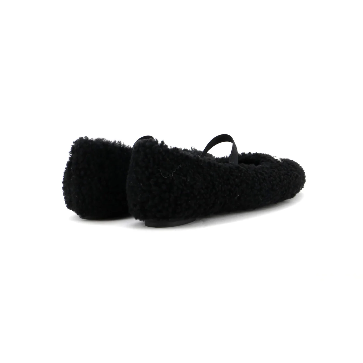 Women's Popi Ballerina Flats Shearling - Deep Luxury