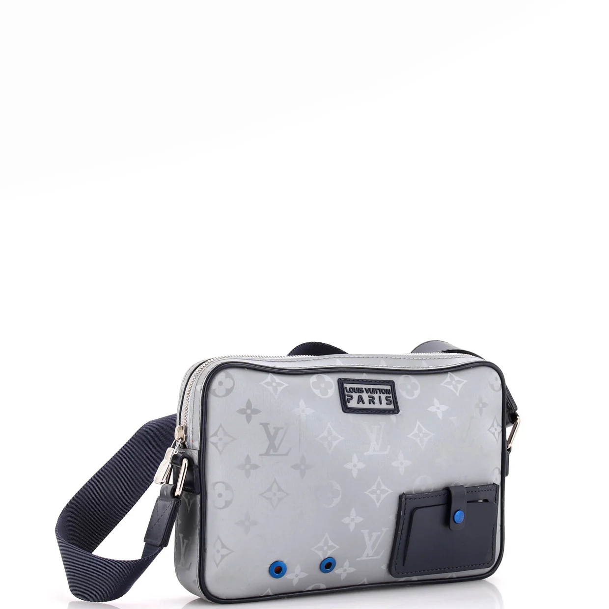 Alpha Messenger Bag Limited Edition Monogram Satellite Canvas - Deep Luxury