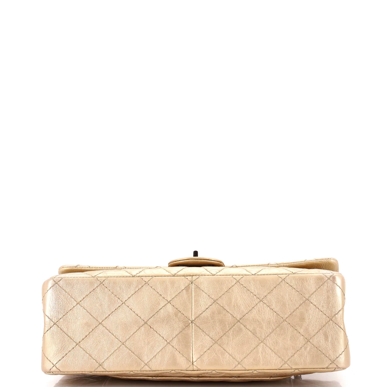 Reissue 2.55 Flap Bag Quilted Metallic Aged Calfskin 226 - Deep Luxury