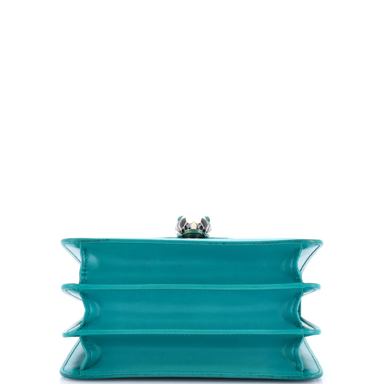 Serpenti Forever Top Handle Bag Leather and Stingray Small - Deep Luxury
